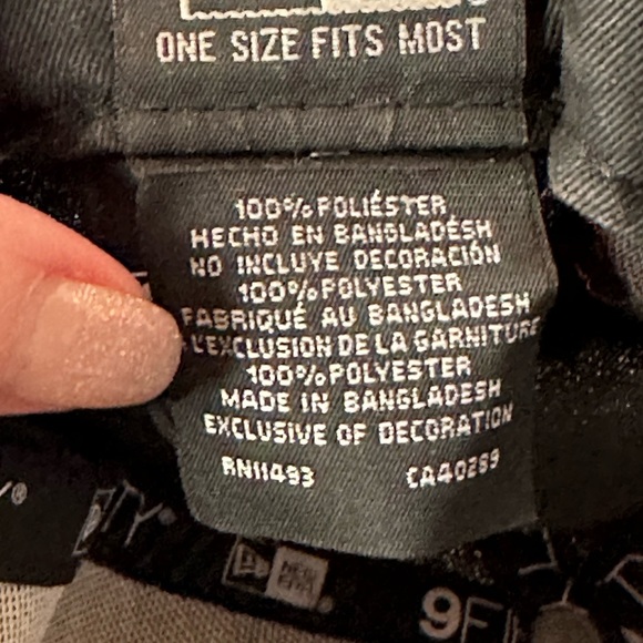 New Era Portland Trailblazers Black Red Baseball Cap Trucker Hat 75 Years NBA - Picture 3 of 4